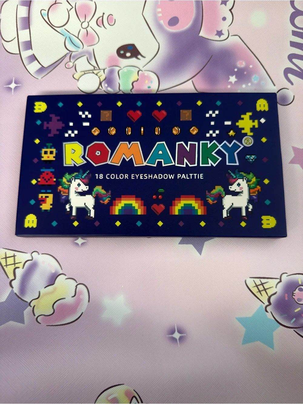 Rainbow Unicorn Matte and Glitter 18 Color Eyeshadow Palette - New in Box